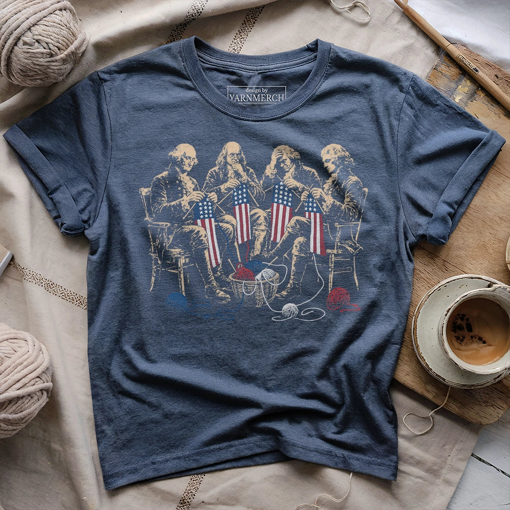 America Founding Knitters T-shirt