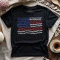 America Knitting Pattern T-shirt