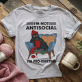 Antisocial Knitting Cat T-shirt