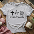 Jesus, Tea & Yarn T-shirt