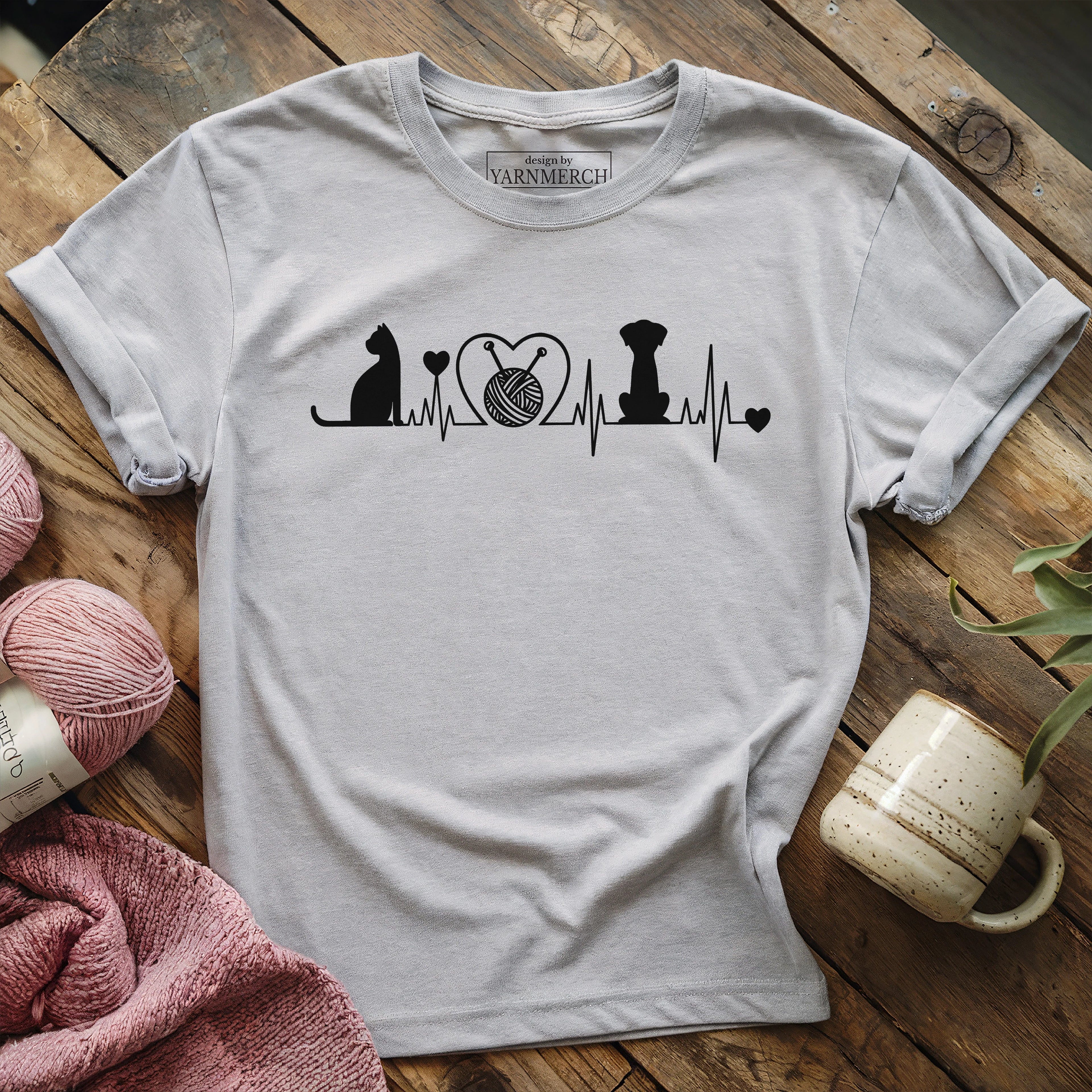 Pets & Knit T-shirt