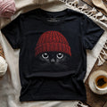 Beanie Black Cat T-shirt