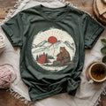 Bear Knitting In The Sun T-shirt