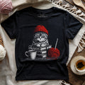 Black Cat & Coffee T-shirt