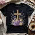 Faith Blooms In Yarn T-shirt