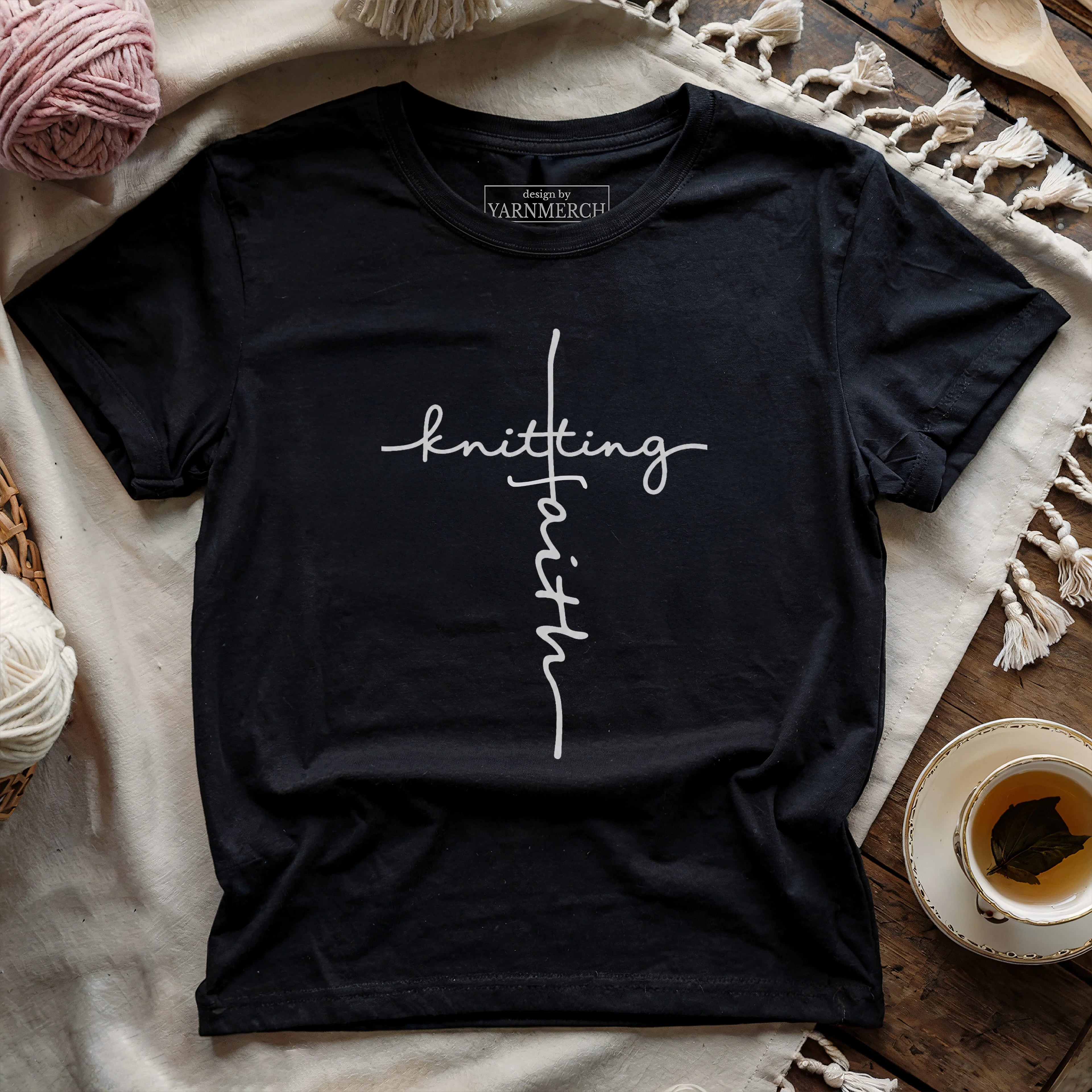 Knitting Faith T-shirt
