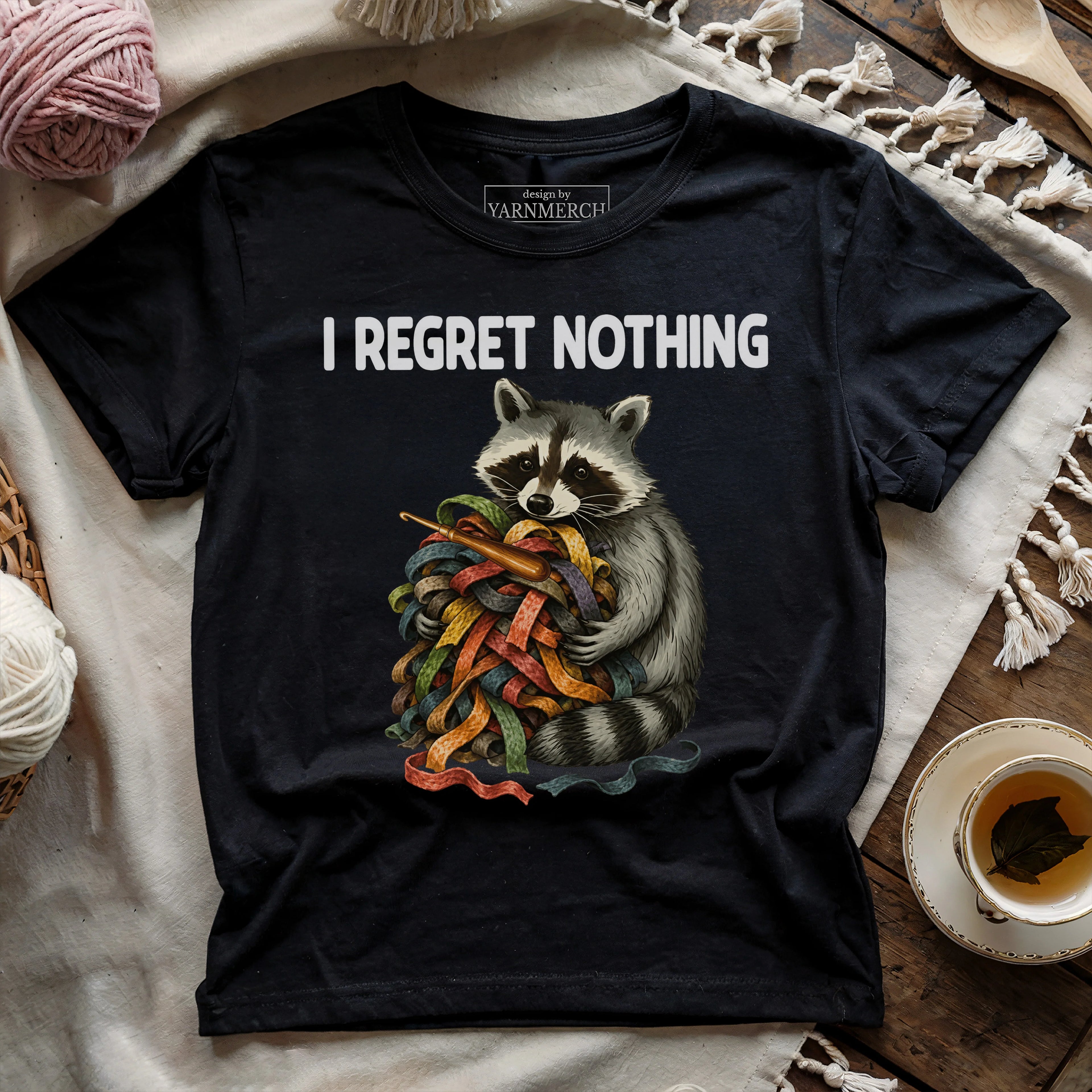Strips Of Wool, I Regret Nothing T-shirt