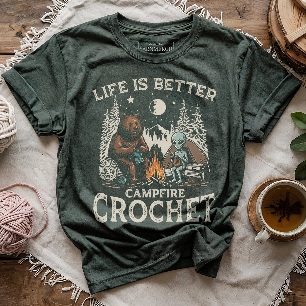 Campfire & Crochet T-shirt