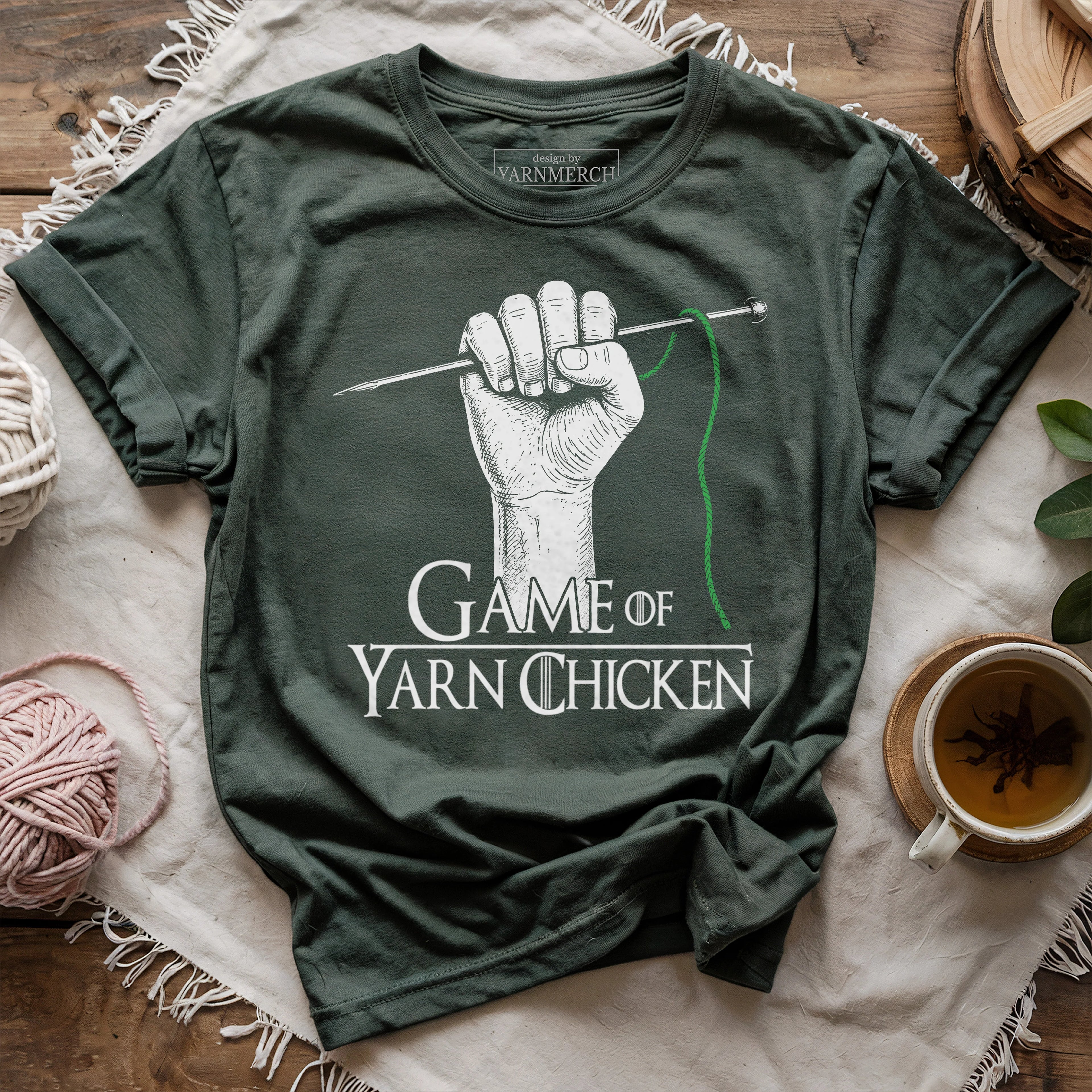 Game Of Yarn Chicken T-shirt