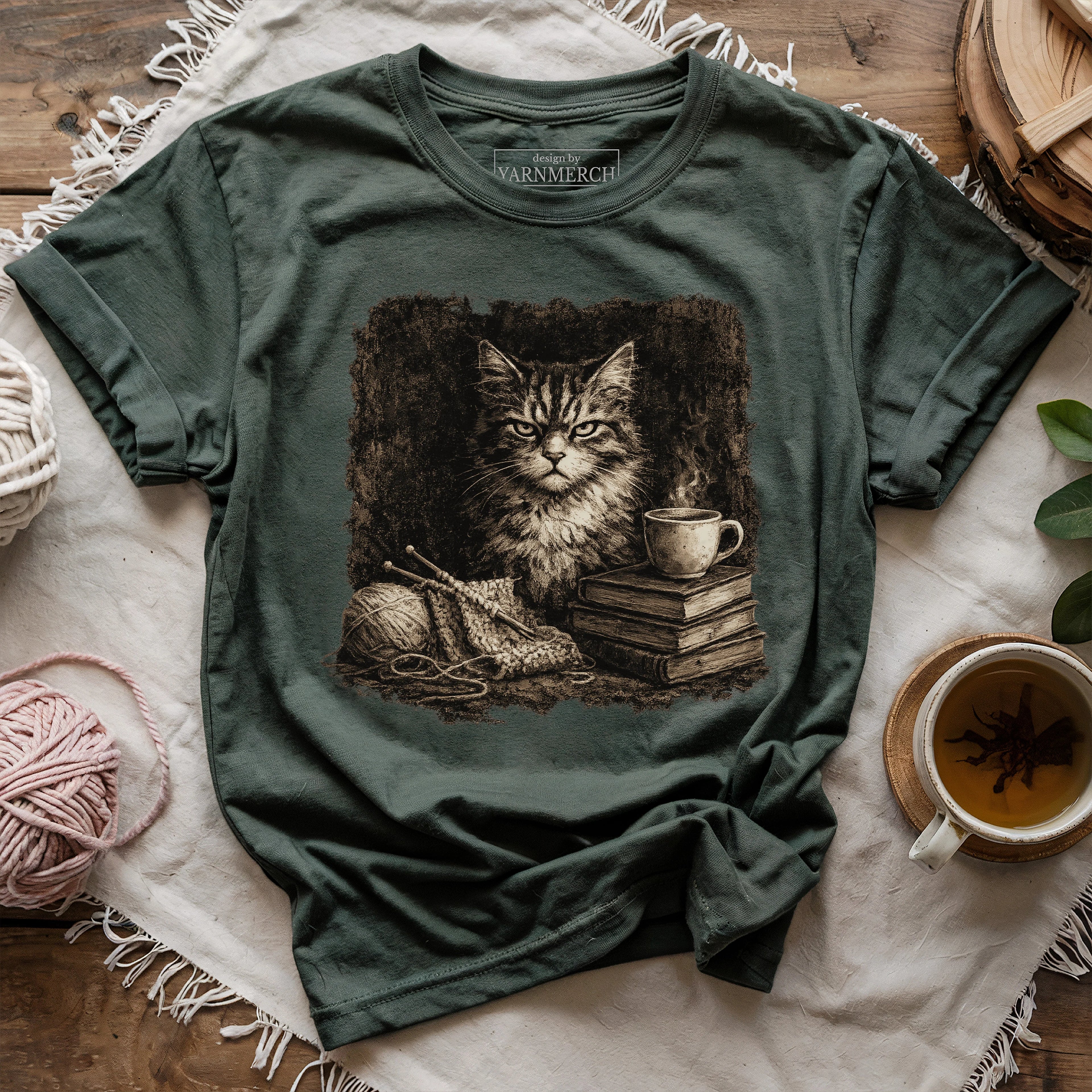 Knitting, Coffee & No Nonsense T-shirt