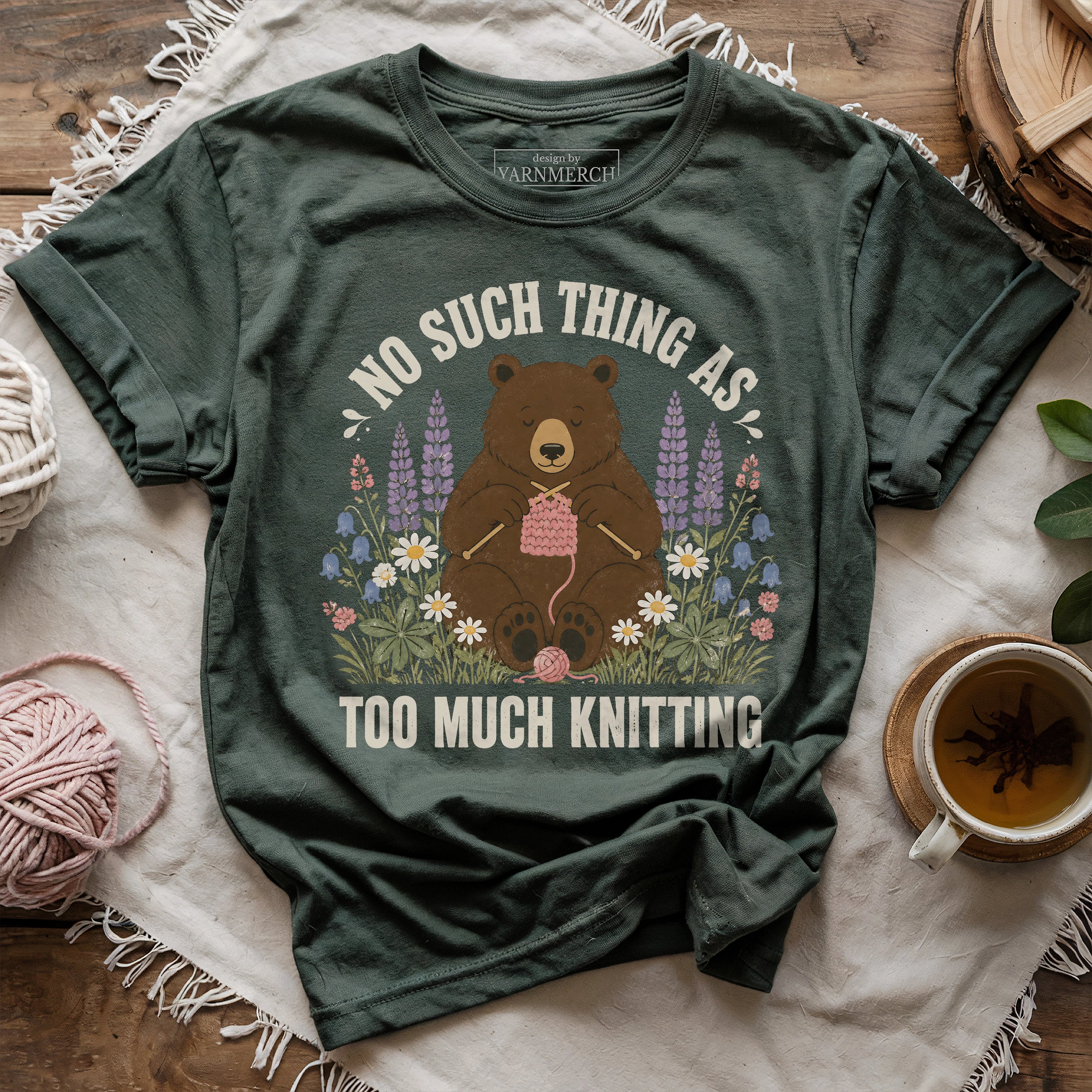 No Such Thing As Too Much Knitting T-shirt