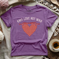 Knit Love Not War T-shirt