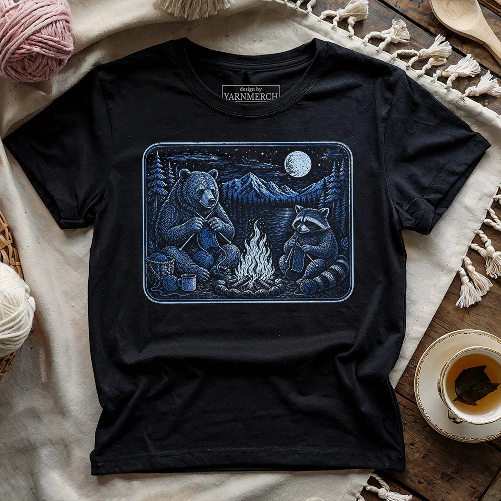 Peace Outdoor Knitting Friends T-shirt
