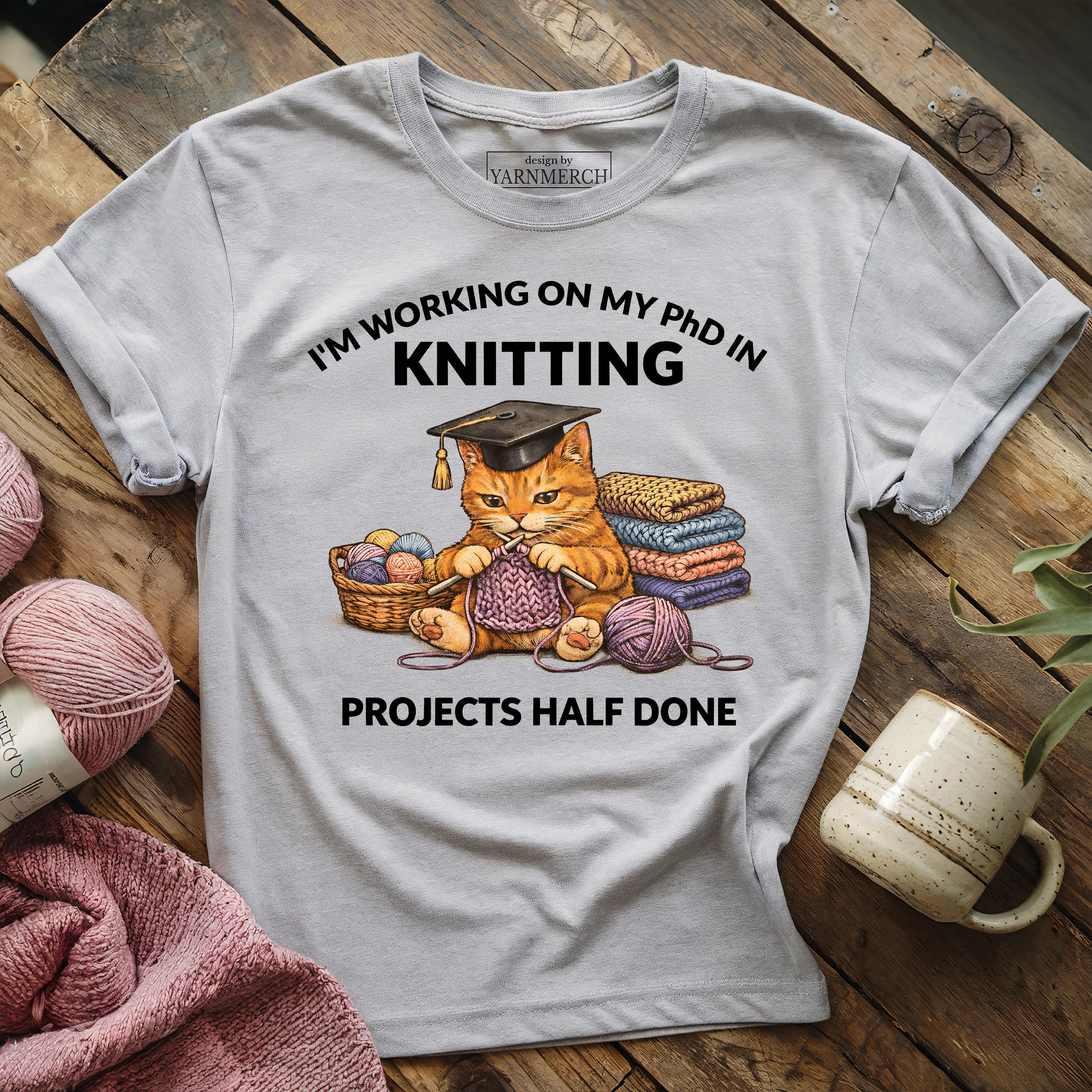 PhD In Knitting T-shirt