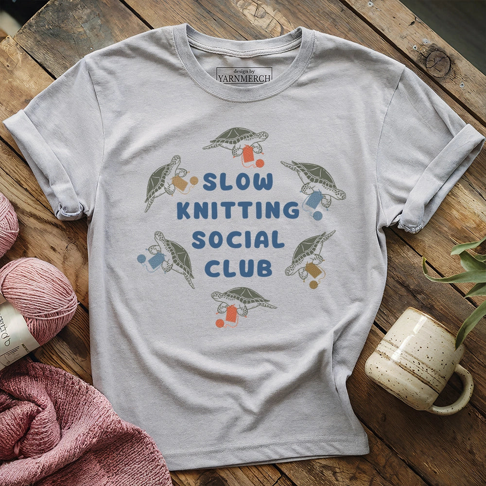 Slow Knitting Social Club T-shirt