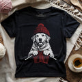 Vintage Golden Knitting T-shirt