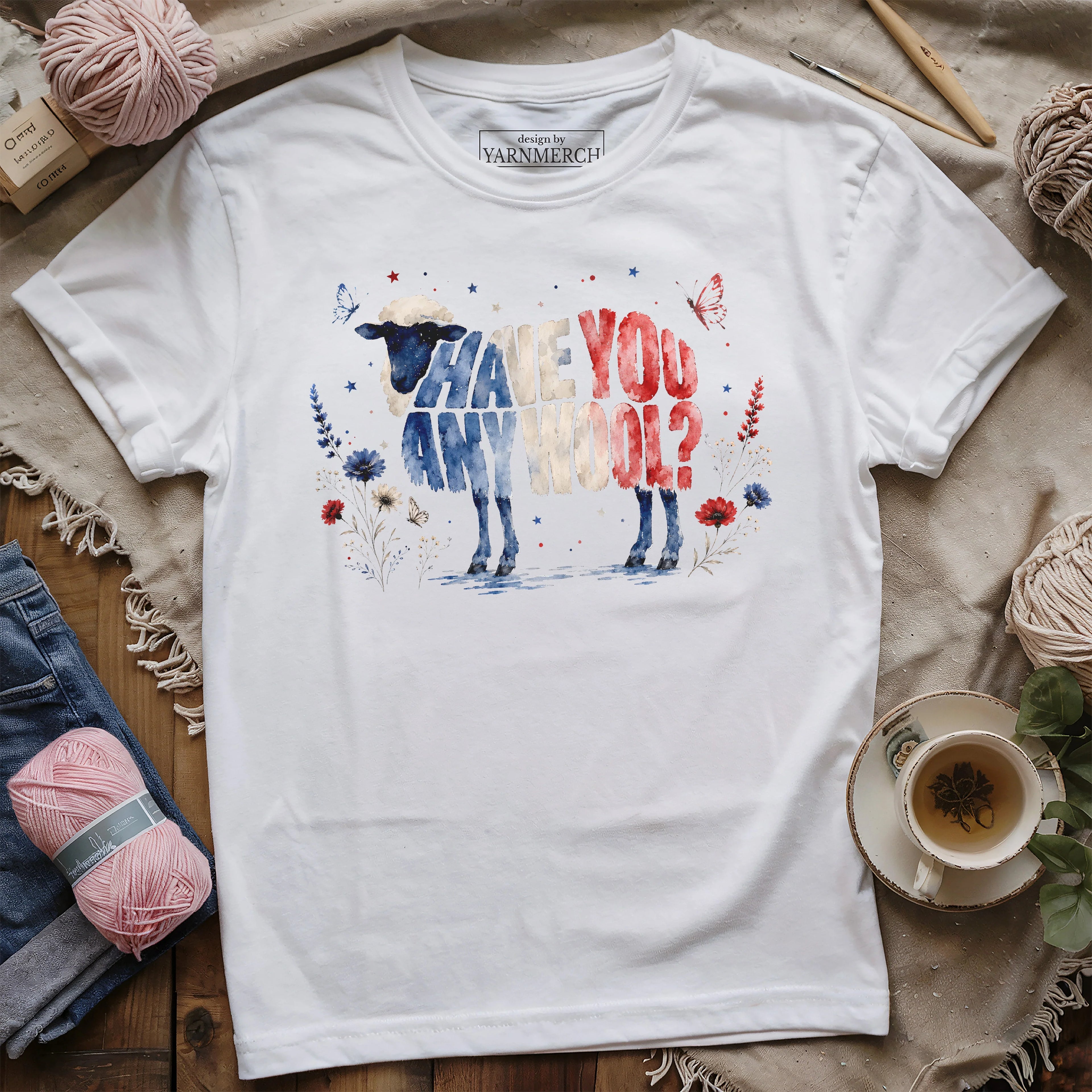 America & Wool T-shirt