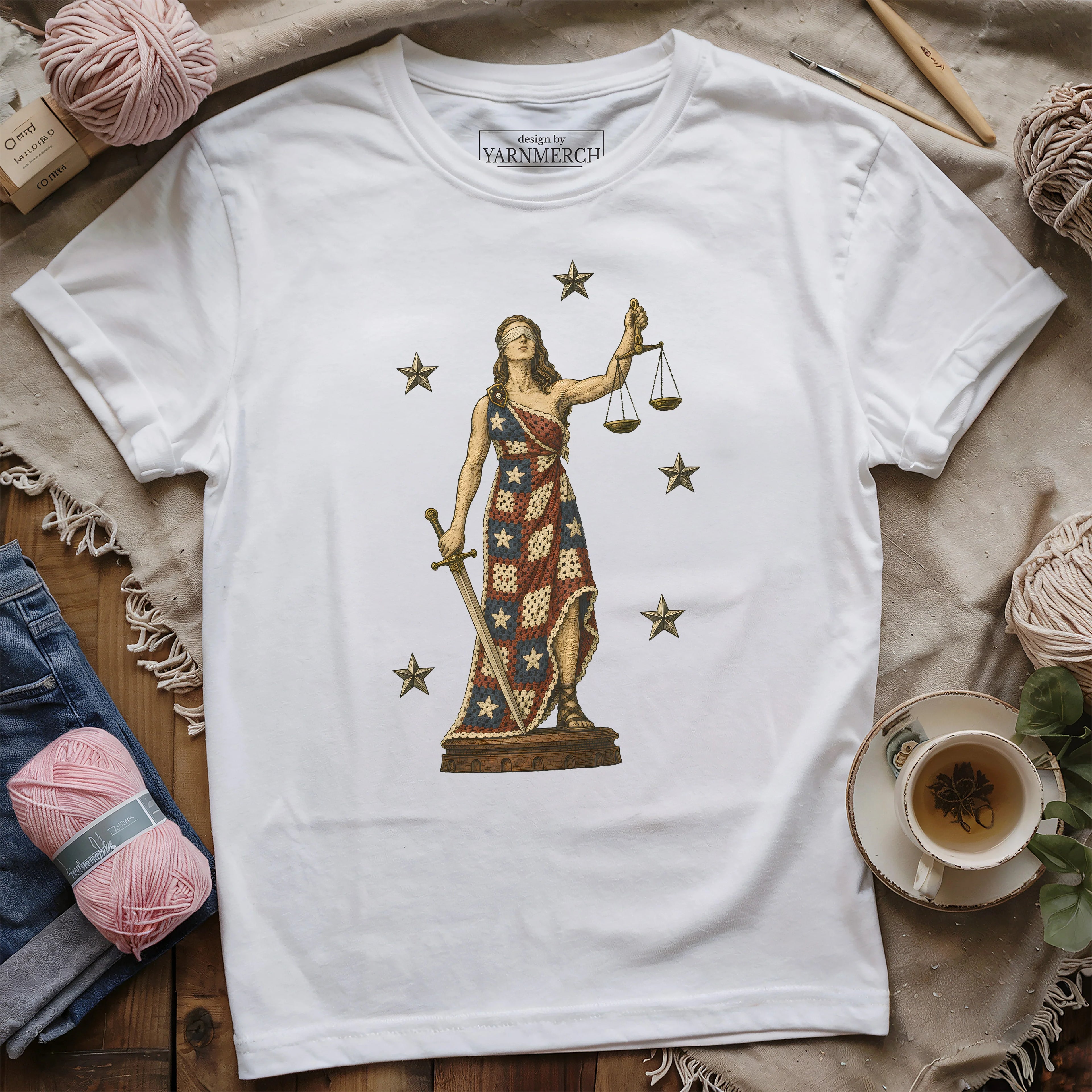 Crochet For Justice T-shirt