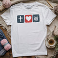 Jesus Loves Knitting T-shirt