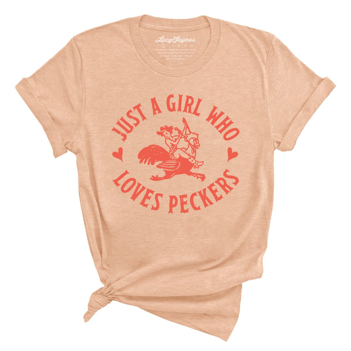 Just a Girl Who Loves Peckers Tee
