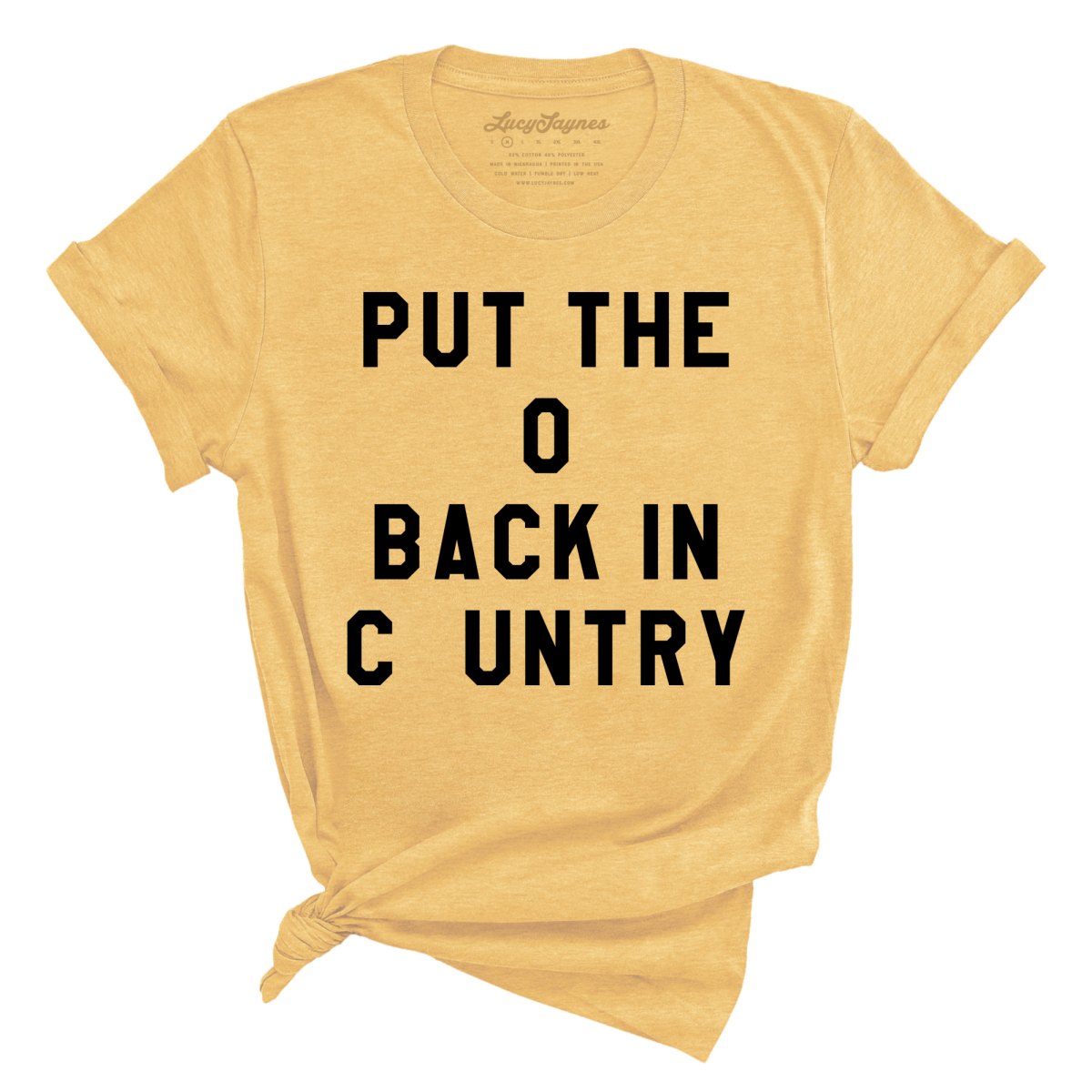 Put the O Back in Cuntry Tee