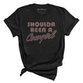 Should of Been a Cowgirl Retro Neon Tee