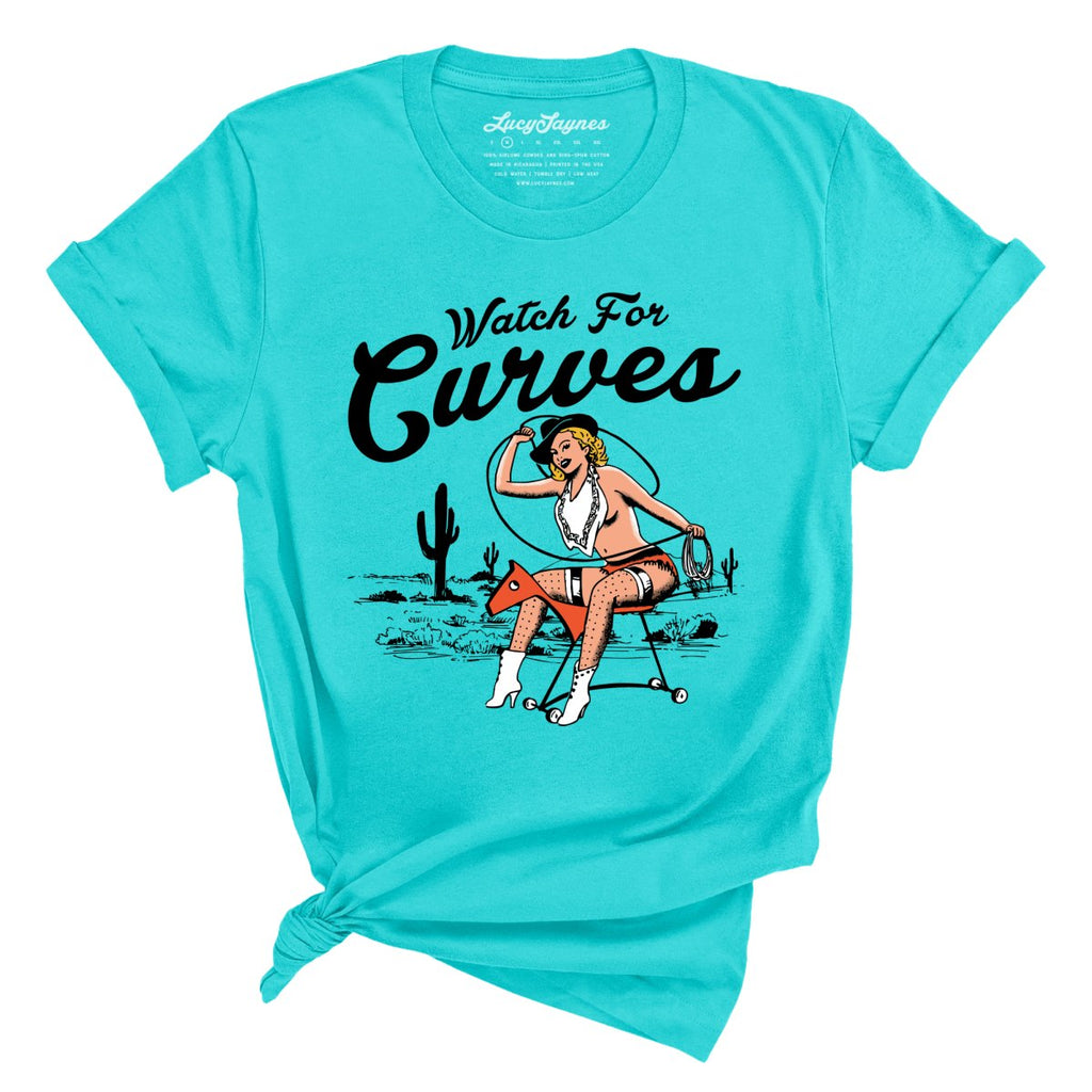 Watch For Curves Tee